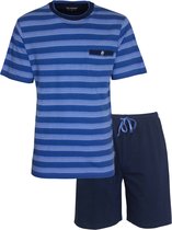 Paul Hopkins Heren Shortama Blauw PHSAH1104A - Maten: L