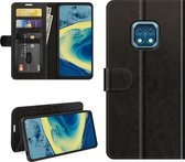 Nokia XR20 Hoesje - MobyDefend Wallet Book Case (Sluiting Achterkant) - Zwart - GSM Hoesje - Telefoonhoesje Geschikt Voor: Nokia XR20