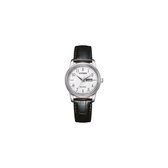 Citizen  EW3260-17AE Horloge - Leer - Zwart - Ø 30 mm