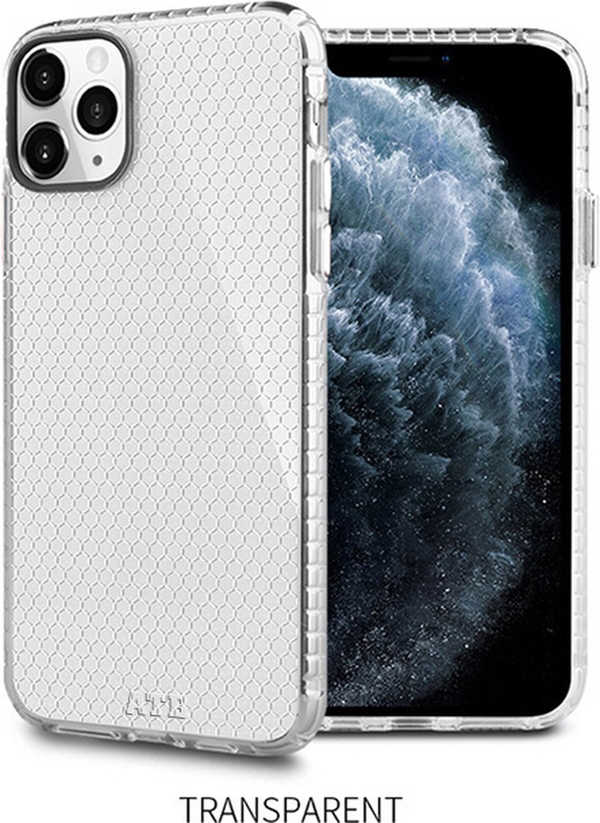 Atouchbo Armor Case iPhone 11 Pro Max hoesje transparant - Honeycomb