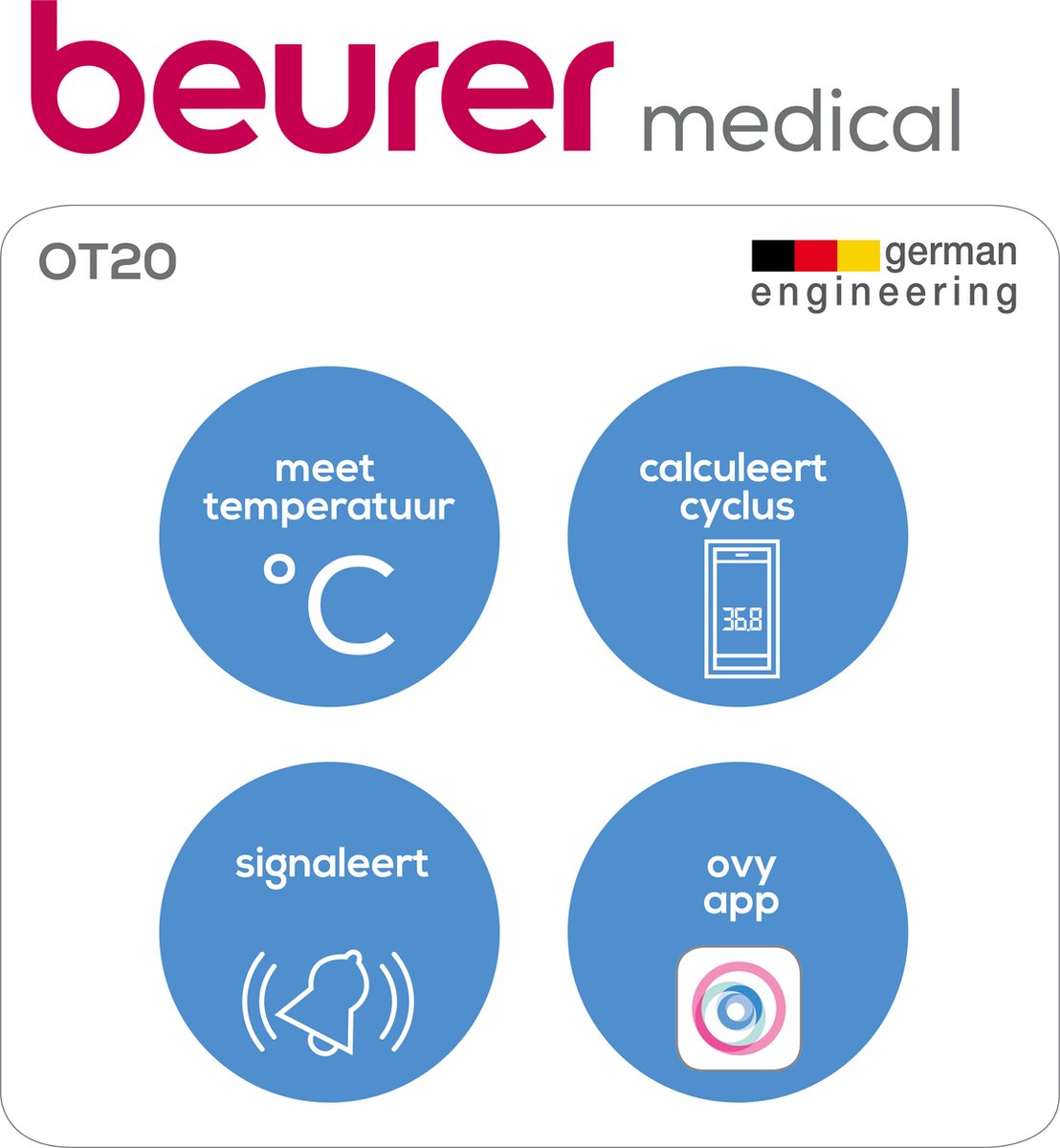 Beurer OT 20 – Moderne Zykluskontrolle mit Basalthermometer und