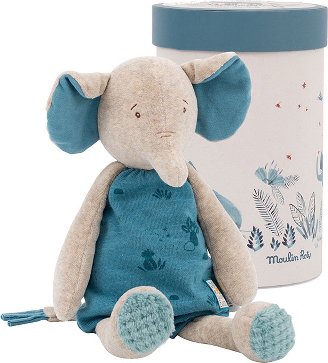 Moulin Roty - Moulin Roty Knuffel Olifant Bergamote 'Sous mon Baobab'