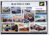 Raceauto's – Luxe postzegel pakket (A6 formaat) : collectie van verschillende postzegels van raceauto's – kan als ansichtkaart in een A6 envelop - authentiek cadeau - kado - gesche