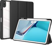 Dux Ducis - Housse pour tablette compatible avec Huawei MatePad 11 (2021) - Série Toby - Étui à trois volets - Zwart