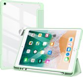 Dux Ducis - Tablet hoes geschikt voor iPad 9.7 (2017/2018) - Toby Serie - Tri-Fold Book Case - Groen