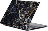 By Qubix MacBook Air 13 inch - Touch id versie - Marble zwartgoud (2018, 2019 & 2020)