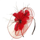 PaCaZa - Moderne Fascinator / Haarband - Rood