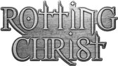 Rotting Christ Pin Logo Zilverkleurig