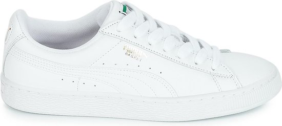 Puma Basket Bow Patent AC PS Wit Roze Lace Up Kids Trainers 367622 02 B86D  | Fruugo NL