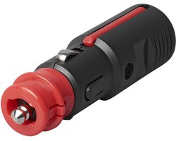 ProPlus Universele sigarettenaanstekerplug - 12/24 volt - zwart - max. 8A