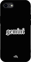 iPhone 7/8/SE 2020 Case - Gemini Black - iPhone Zodiac Case