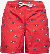 Osaga jongens zwemshort met visjes - Rood - Maat 110