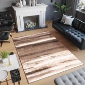 Tapiso Laila Vloerkleed Bruin Beige Modern Woonkamer Tapijten Maat- 160x230