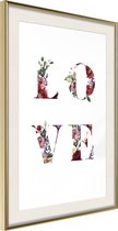 Poster Floral Love 20x30