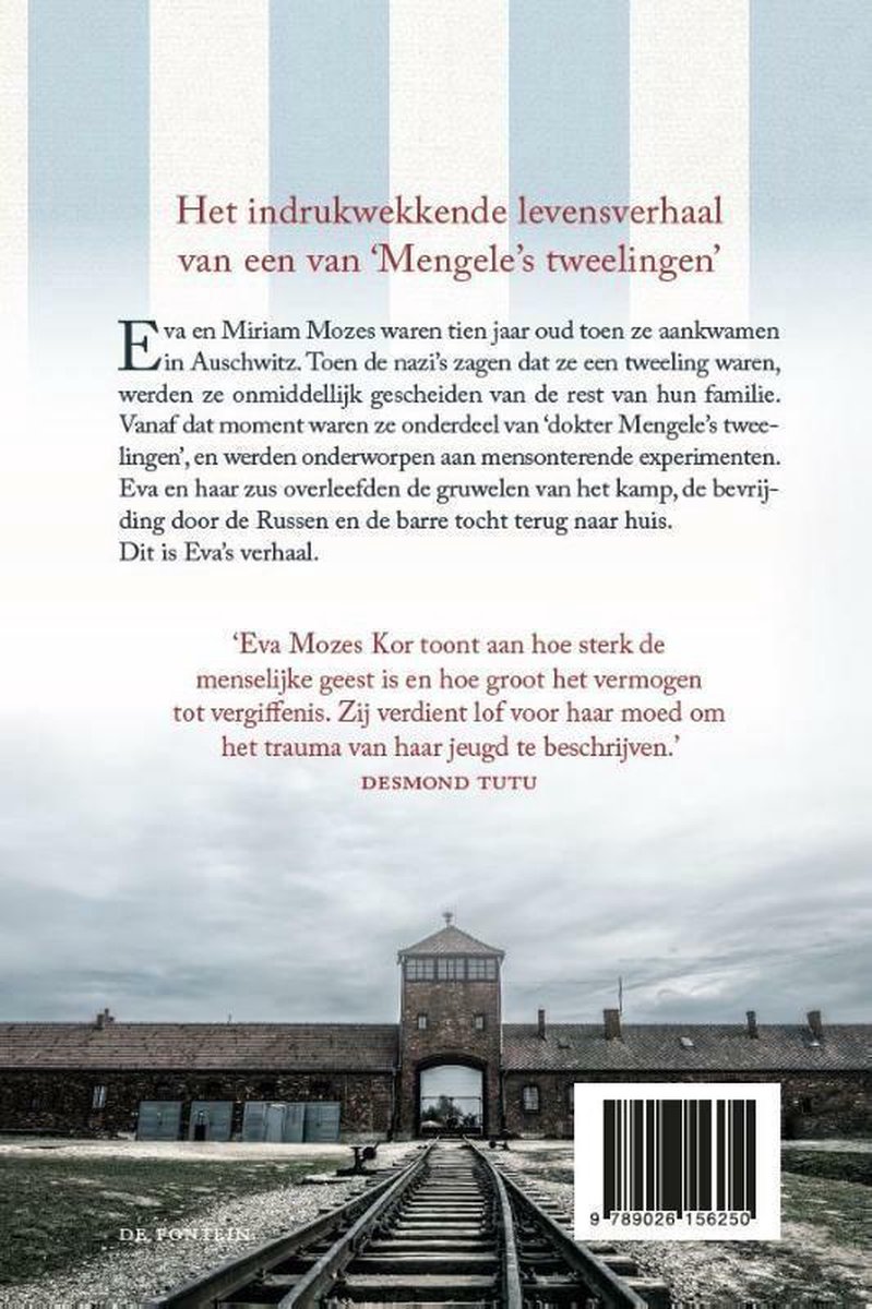 De tweeling van Auschwitz - back cover