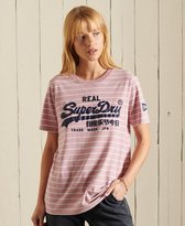 Superdry Dames tshirt Gestreept Vintage Logo Source T-shirt