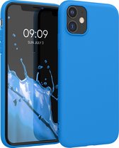 kwmobile telefoonhoesje voor Apple iPhone 11 - Hoesje voor smartphone - Back cover in stralend blauw