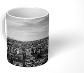 Mok - Lissabon - Stad - Zwart - Wit - 350 ML - Beker
