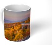Mok - Zonsopgang bij het Amerikaanse Blue Ridge Parkway bij North Carolina - 350 ML - Beker