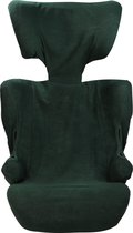 MamaLoes Badstof Emerald Green Groep 2/3 Autostoelhoes ML6483