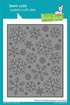 Stitched Snowflake Backdrop Dies (LF2704)