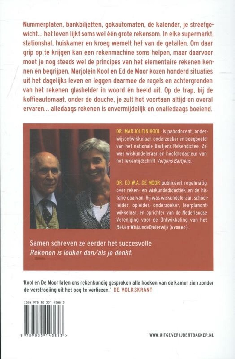 Alledaags rekenen - back cover