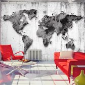 Zelfklevend fotobehang - De wereld in grijstinten, premium print, 8 maten