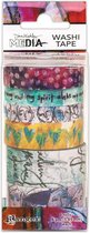 Ranger Dina Wakley media washi tape #1 assorted 6x5,5m