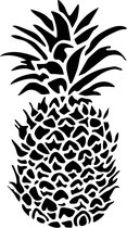 Hobbysjabloon - The Crafter's Workshop • template 15x15cm pineapple