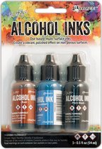 Ranger Alcohol Ink Kit - miners lantern - 3x14 ml