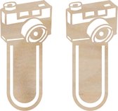 Kaisercraft wood flourish camera clips