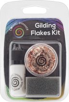 Cosmic Shimmer Metaalfolie - Flinterdun - Gilding flakes kit Copper kettle