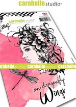 Carabelle Studio Cling stamp - A6 dragonfly wings