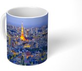 Mok - Skyline - Tokyo - Avond - 350 ML - Beker