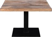 Salontafel - barn collection coffee table big 75x75x49-bmct003nat - transparant - 75x75x49