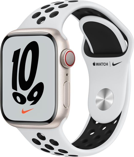 Apple Watch Nike Series 7 - 41 mm - 4G - GPS - Beige | bol.com