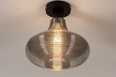 Lumidora Plafondlamp 31120 - E27 - Zwart - Grijs - Metaal - ⌀ 25 cm