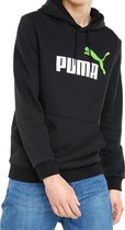 Puma Essentials+ 2 Big Logo Trui / Hoodie - Zwart Heren - Maat XL