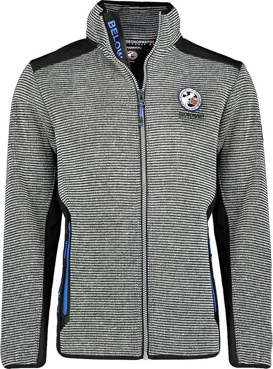 Geographical Norway Urvalama Dunne fleece voor heren, warm, ritssluiting, herfst, winter, lente, warm, lange mouwen, trui, bont, zacht, comfortabel