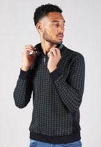 Gabbiano Trui Schipperstrui Met Geometrische Structuur 771734  Navy 301 Mannen Maat - 3XL