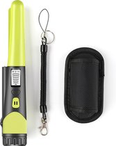 STROF® Handheld Metaaldetector Waterdicht - Pinpointer - Metaal & Goud Detecteren - Kinderen & Volwassenen - LED Zaklamp - Geel