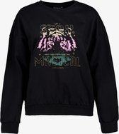 TwoDay dames sweater met tijgerkop - Zwart - Maat XL