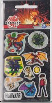 Bakugan Stickervel Howlkor Junior Zwart 10 Stickers