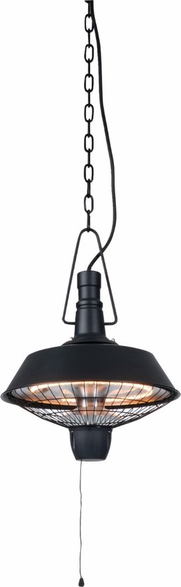 Sunred – Indus - Bright lijn - Zwart - Hangend model - Terrasverwarmer – Halogeen technologie - 2100W - Elektrische heater