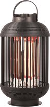 Sunred - Dark lijn - Zwart – Tafelmodel - Terrasverwarmer – Carbon rosé goud technologie - 1200W – ECO - 180 Graden rotatiefunctie - Elektrische heater