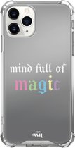 Spiegel hoesje geschikt voor iPhone 11 Pro hoesje - Mind Full Of Magic - Mirror Case - Hoesje met spiegel geschikt voor iPhone 11 Pro hoesje - Spiegel shockproof case geschikt voor