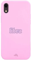 xoxo Wildhearts case voor iPhone XR - Libra (Weegschaal) Pink - iPhone Zodiac Case