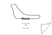 Poster Formule 1 - Monza - Circuit - 30x20 cm - Cadeau voor man