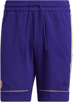 adidas Donovan Mitchell Cotton Short Heren - Sportbroeken - paars - maat XL