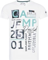 Camp David ® T-shirt met flockprint